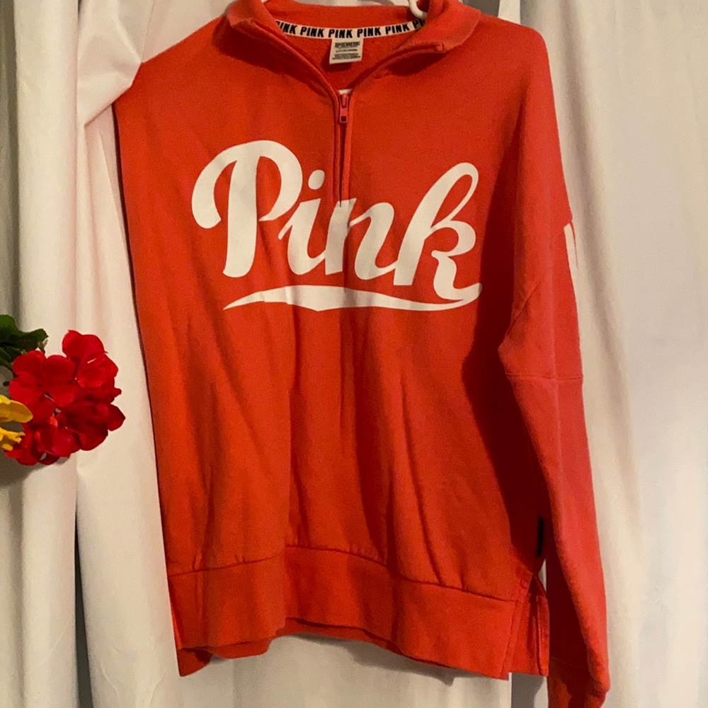 Pink brand quarter zip